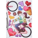 Solimo Wall Sticker Bedroom Love Cycle Together