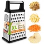 Spring Chef 4 Sides Stainless Steel Grater Box X Large