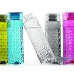 Steelo Garnet Pet Plastic Water Bottle Set of 4 Multicolour