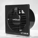 Storm 6 inch Exhaust Fan Kitchen Bathroom Black