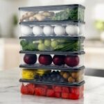 Story@Home Plastic Fridge Storage Boxes Set of 6