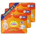 Super Cute Baby Diapers L Size 90 Count