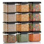 TEKCOOL Air Tight Kitchen Containers Set for Food Storage