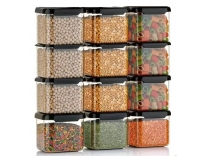 TEKCOOL Air Tight Kitchen Containers Set for Food Storage
