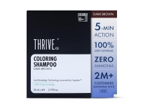 ThriveCo Coloring Shampoo Dark Brown Grey Coverage