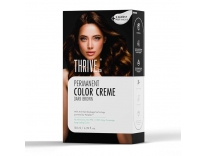 ThriveCo Cryme Permanent Hair Color Dark Brown 100 Grey Coverage