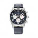 Titan Octane Classic Sporty Blue Dial Chronograph Stainless Steel Strap Watch