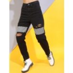 Tokyo Talkies Black Ripped Jeans
