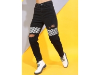 Tokyo Talkies Black Ripped Jeans