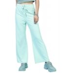 Tokyo Talkies Womens Bootcut Regular Track Pants Stretchable Casual Mid Rise Gymwear