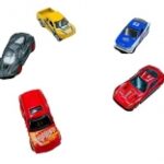 Toybharat Free Wheel Metal Car Set 5 Pc Pullback Toy Gift