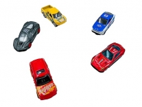 Toybharat Free Wheel Metal Car Set 5 Pc Pullback Toy Gift