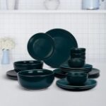 USHA SHRIRAM Ceramic Dinner Set Microwave Safe Dinnerware Sets