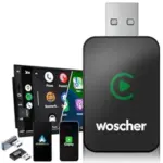 WOSCHER 2in1 Wireless CarPlay Android Auto Adapter