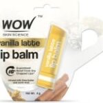 WOW Skin Science Vanilla Latte Lip Balm Softens Dry Chapped Lips
