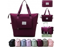 Wazdorf Expandable Travel Bag for Women Duffle Bag Foldable Waterproof Handbag