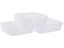 Wonder Homeware Santro33 Plastic Container Set Transparent