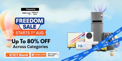 Flipkart Freedom Sale 2025: Up to 75% Off + 10% Extra + Up to 8% Cashback