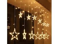 12 Stars Curtain Lights