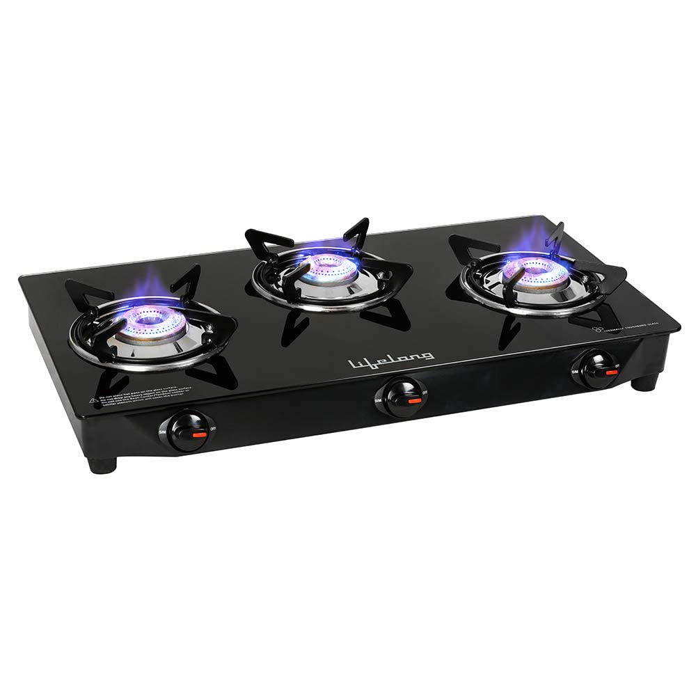 Lifelong 3 Burner Gas Stove Cooktop