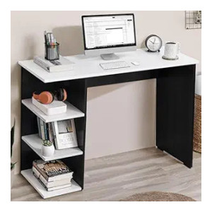 ABOUT SPACE Study Table with 3-Tier Storage