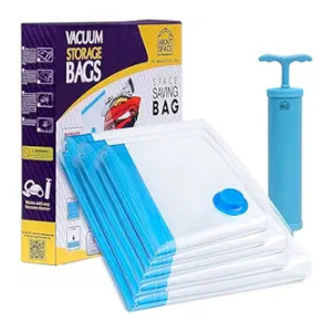 ABOUT SPACE Vacuum Travel Bags with Hand Pump