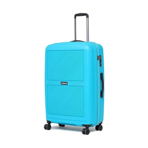 ACEPACK Carbon 78 cm Large Hard-Sided Luggage Trolley Bag with Anti-Theft Zipper