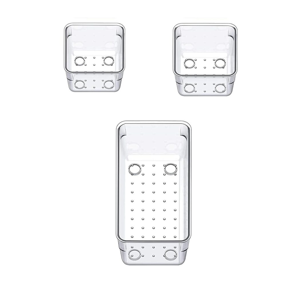 Deal Acrylic Drawer Organizer Set Rs 99