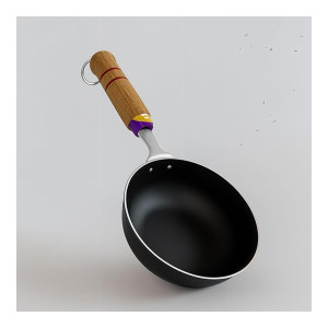 Add2Cart Pre-Seasoned Tadka Pan, Gas Compatible