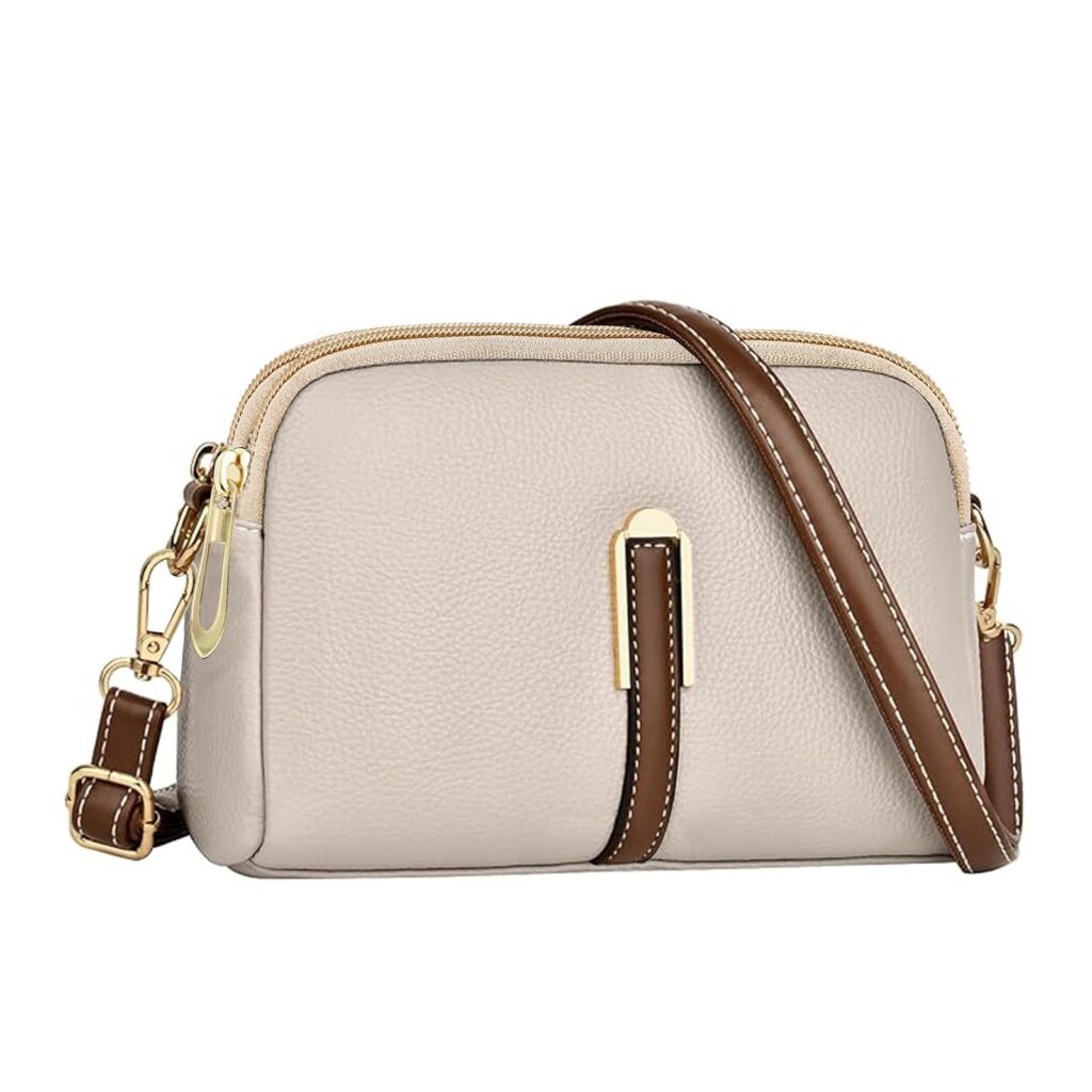 Adisa Women’s Crossbody Sling Messenger Bag (Beige) Rs. 449