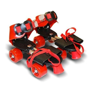 Unisex Adjustable Inline Roller Skates for Kids (Age 4-12 Years)