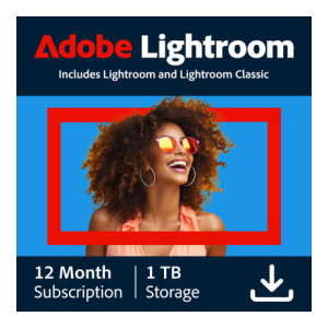 Adobe Lightroom 12-Month Subscription Digital Gift Card