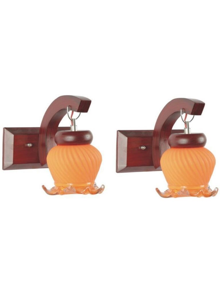 AFAST Brown Wood Pendant Wall Lamp 2