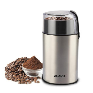 AGARO Grand Electric Coffee Grinder (Stainless Steel Blades, Portable)