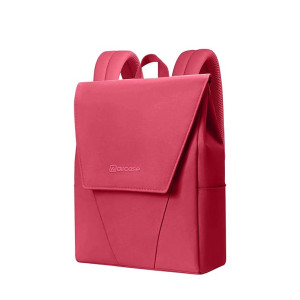 Aircase Canvas Laptop Backpack Women Red