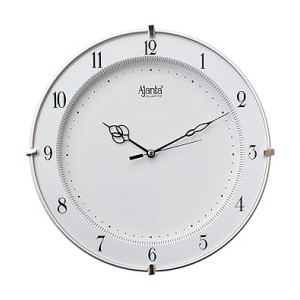 Ajanta Plastic Step Movement Round Wall Clock Analog