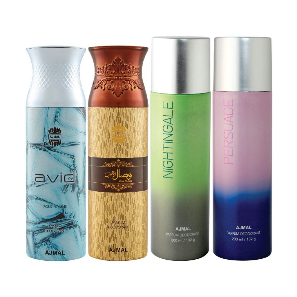 Ajmal Homme & Wisal Deodorants Combo Pack of 4 for Rs. 332