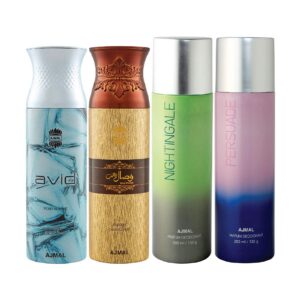 Ajmal Homme & Wisal Deodorants Combo Pack of 4 for Rs. 332