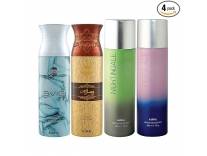 Ajmal Homme & Wisal Deodorants Combo Pack of 4 for Rs. 332