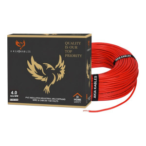 AKIA KABLES 1.5 sqmm Copper Multi Strand FR PVC Electrical Wire 90m
