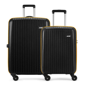 ALFA by VIP Hard Body Set of 2 Luggage 8 Wheels Excel 2 (Small 55cm Medium 65cm)