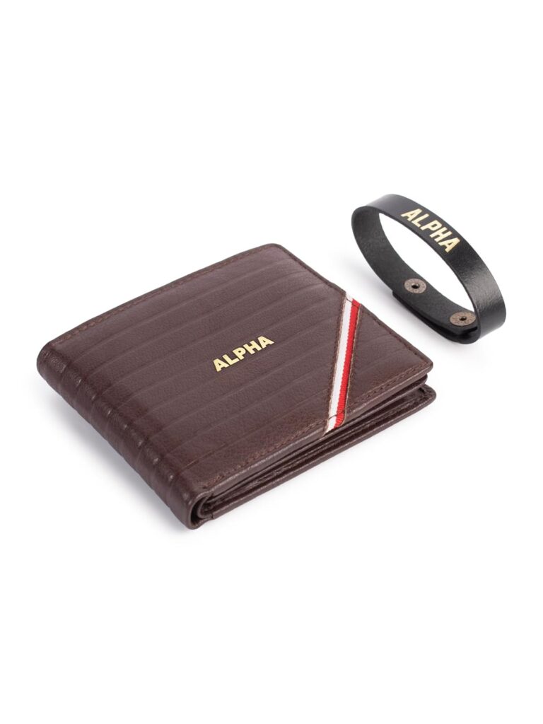 Deal Alpha Leather Men’s Wallet RFID Protection Black Rs. 99