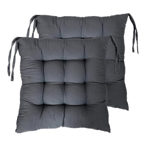 AMAK INC Microfibre Chair Pad Pack of 2 at Rs146 | Flipkart Deal