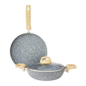 Amazon Basics Granite Finish Non Stick Cookware Set