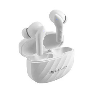amazon basics TWS in-Ear Earbuds with Fast Charging, 50 Hours Playtime & IPX4