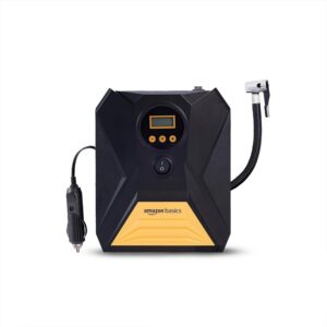 Amazon Basics Tyre Inflator 12V 150 PSI Digital Pressure Gauge LED Light Rs. 1343