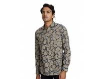 Amazon Men’s Floral Kalamkari Cotton Shirt