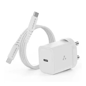 Ambrane 20W Fast Mobile Charger with Charging Cable