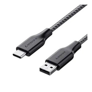 Ambrane Unbreakable 3A Fast Charging 1.5m Braided Type C Cable