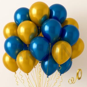 AMFIN Metallic Chrome Balloons (Pack of 20)